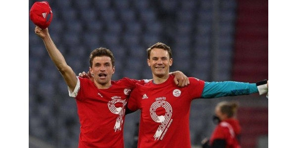 FC Bayern München wygrywa dziewięć kolejnych mistrzostw Bundesligi